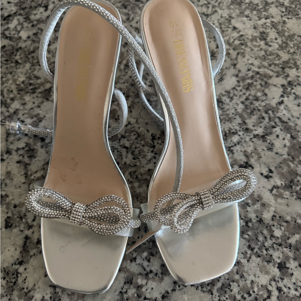 Dream Paris Open-Toe Heels – Size 10 - 💵 Price: 25 each